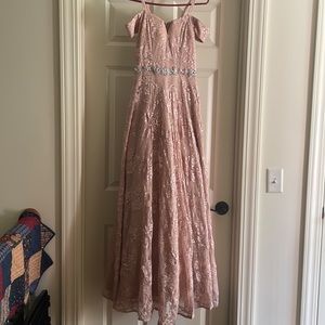 Size 5 Say Yes to the Prom Dress in light pink